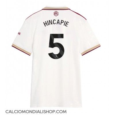 Maglie da calcio Arsenal Piero Hincapie #5 Terza Maglia Femminile 2025-26 Manica Corta Maglie da calcio Arsenal Piero Hincapie #5 Terza Maglia Femminile 2025-26 Manica Corta